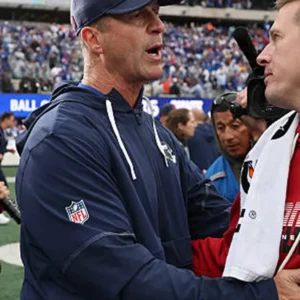 John Harbaugh Giants Jacket