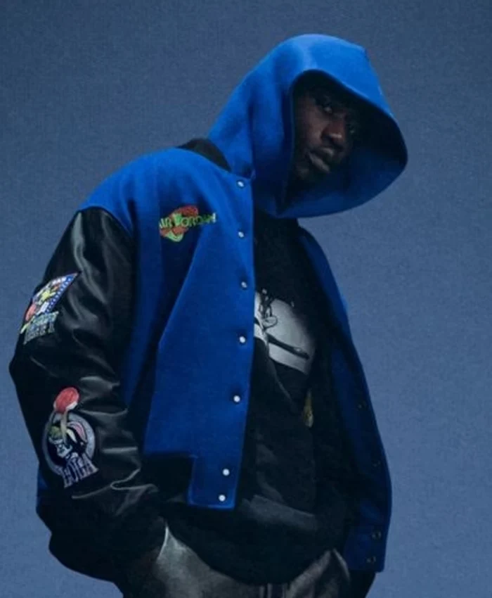 Jordan Brand Sport Dome Space Jam Blue Varsity Jacket