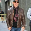 Josh Brolin Black Leather Jacket