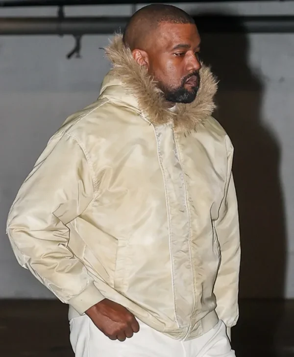 Kanye West Satin Hood Jacket