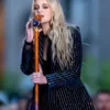 Kelsea Ballerini Black Pinstripe Blazer