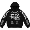 Ken Carson x Fox Racing Cotton Zip-Up Hoodie