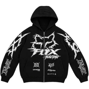 Ken Carson x Fox Racing Cotton Zip-Up Hoodie