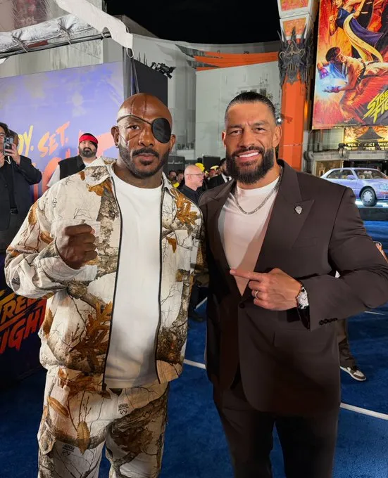 Khalil Rountree Jr Street Fighter Premiere Printed Cotton Tracksuit For SAle