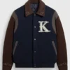 Kith Melton Wool Studded Varsity Jacket