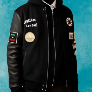 Labrum London Africa Day Black Bomber Varsity Jacket