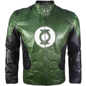 Lantern Green Cosplay Leather Jacket Jacket