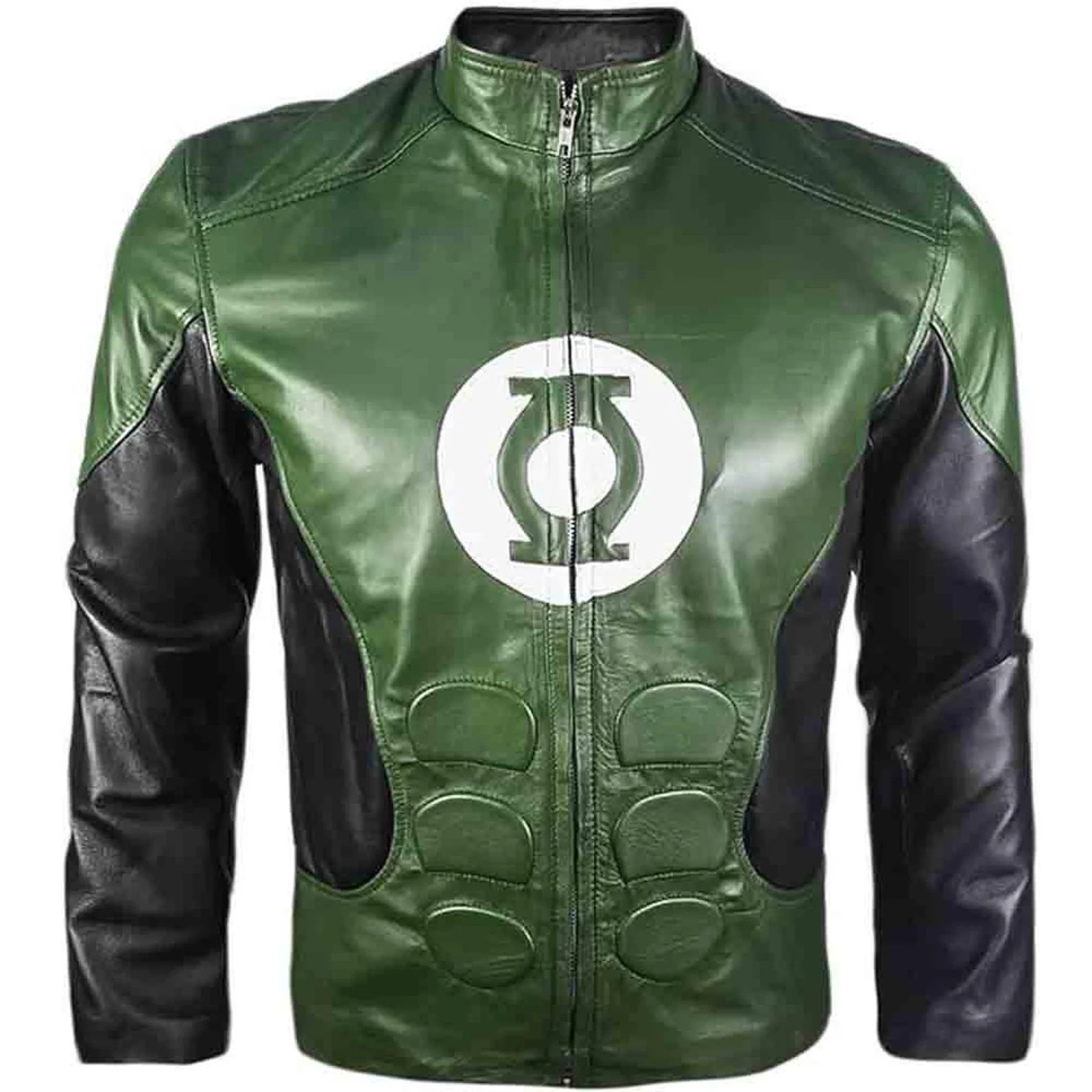 Lantern Green Cosplay Leather Jacket Jacket