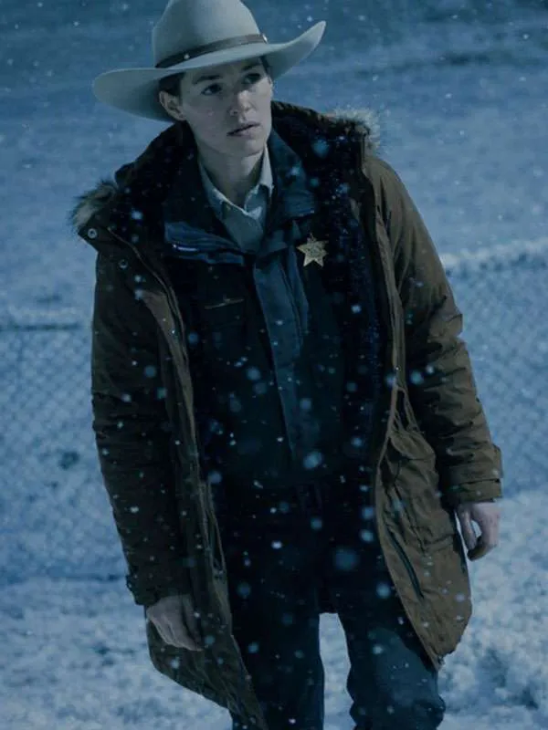 Lanterns S01 Sheriff Kerry Kane Green Fur Coat