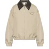 Leather Collar Jacket