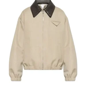 Leather Collar Jacket
