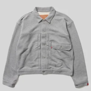 Levi’s × LOOPWHEELER × BEAMS Fleece Gray Jacket