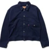 Levi’s × LOOPWHEELER × BEAMS Fleece Navy Jacket
