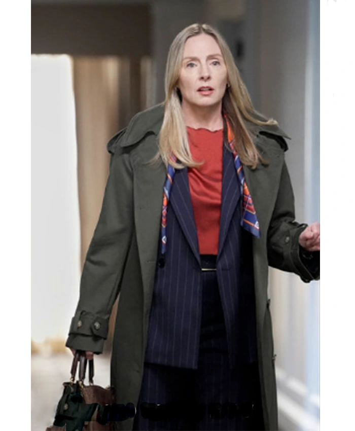 Line of Fire S01 Jane Hollingsworth Green Trench Coat