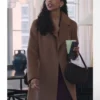 Line of Fire S01 Sydney Kayana Brown Coat