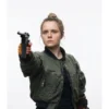 Lulu Wilson The Last Temptation of Becky Olive Green Bomber Jacket