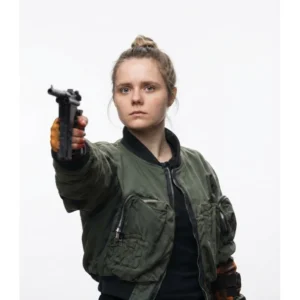 Lulu Wilson The Last Temptation of Becky Olive Green Bomber Jacket