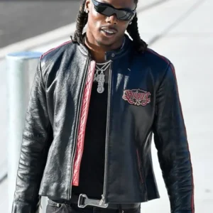 Max Hairston Arrival Black Leather Jacket
