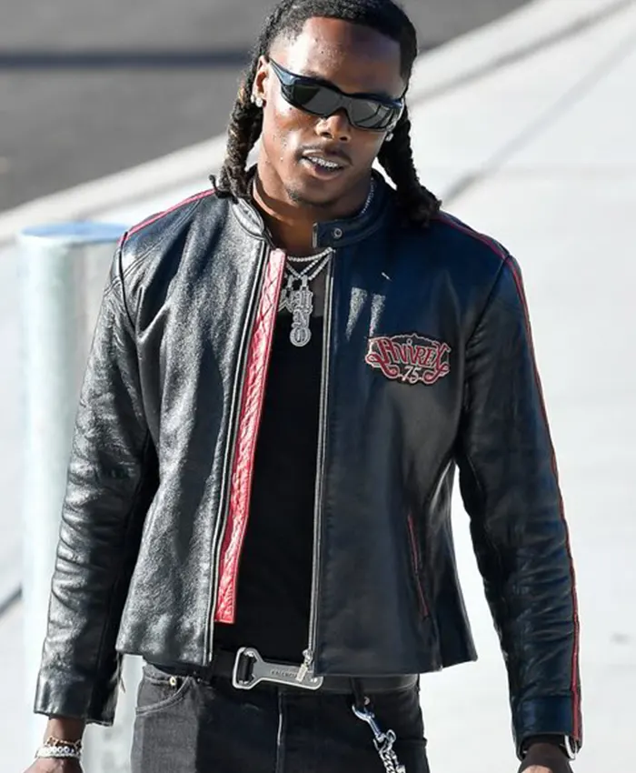 Max Hairston Arrival Black Leather Jacket