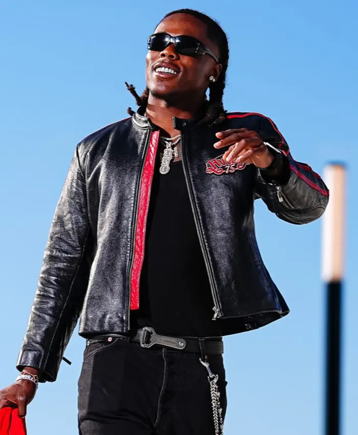 Max Hairston Buffalo Bills Arrival Black Leather Jacket