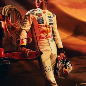 Max Verstappen F1 Austin GP Team Oracle Red Bull Suit