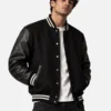 Men’s Black Varsity Jacket