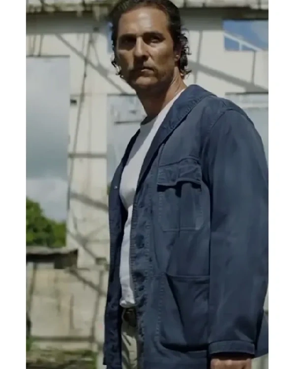 Men’s Blue Cotton Jacket