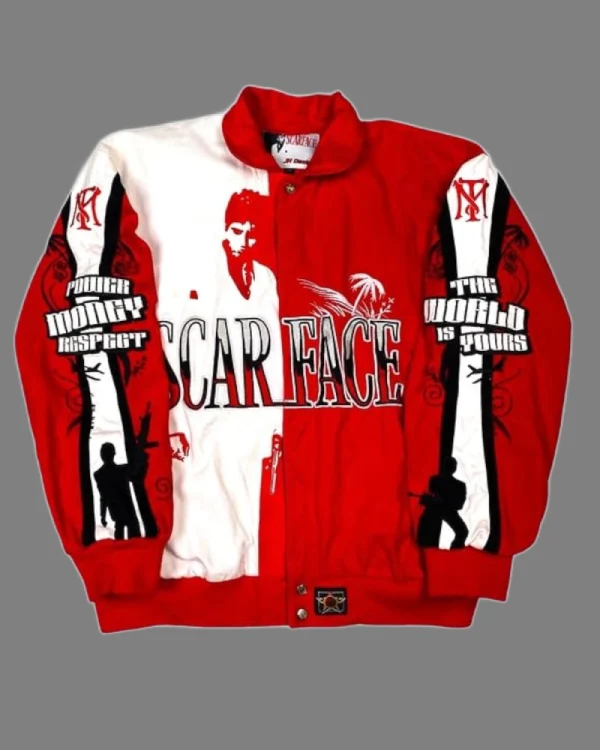 Men’s Satin Varsity Jacket