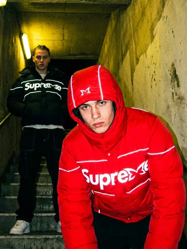 Mertra x Supreme Puffer Jacket