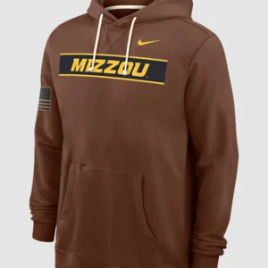 Missouri Tigers Military Appreciation Brown Hoodie