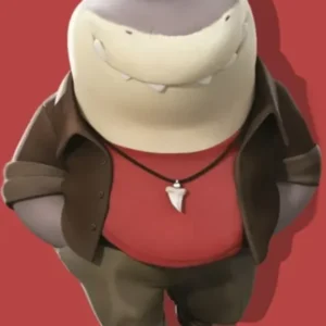 Mr. Shark The Bad Guys 2 Brown Jacket