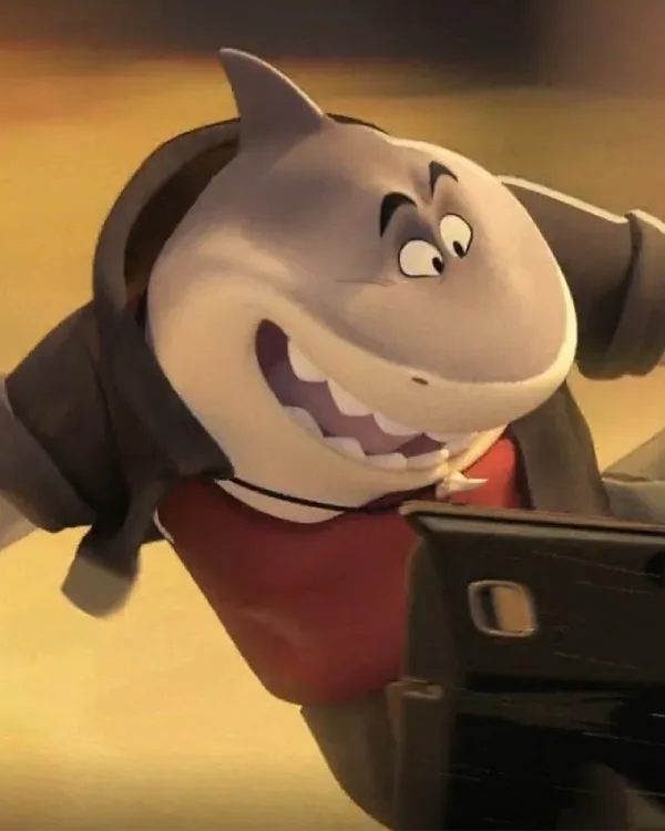 Mr. Shark The Bad Guys 2 Brown Jacket