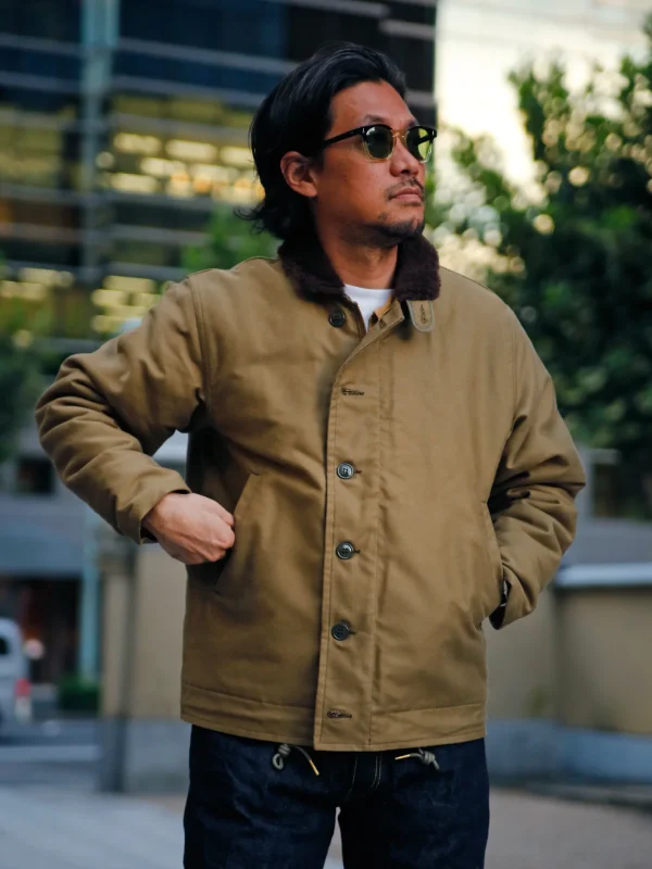 N1 Cotton Deck Jacket Khaki