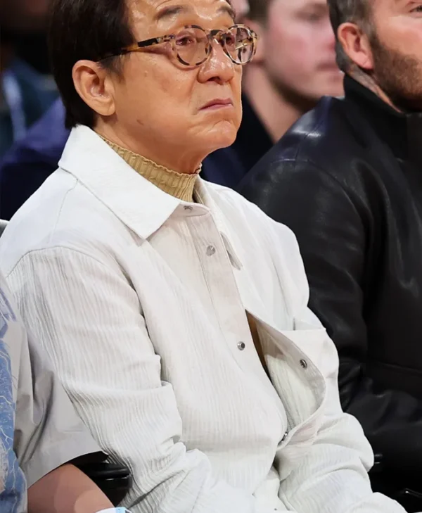 NBA China Game White Jacket