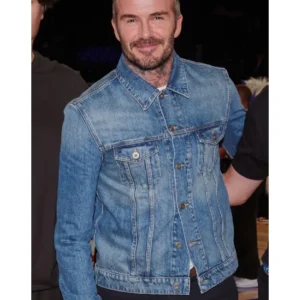 NBA China Games 2026 David Beckham Denim Jacket