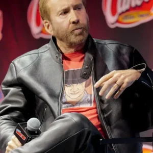 NYCC Spider Noir Black Leather Jacket