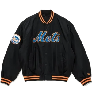 New Era New York Mets MLB Stadium Nylon Bomber Jacket