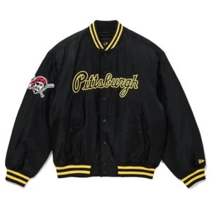 New Era Pittsburgh Pirates MLB Stadium Nylon Bomber Jacket