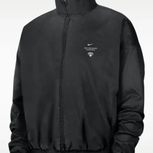 New York Knicks Nike Black Woven Basketball Jacket