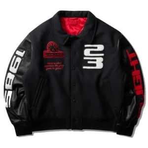 Nike Men’s Jordan Flight Black Varsity Jacket