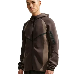 Nike Tech Color-Block Fleece Zip Up Jacket