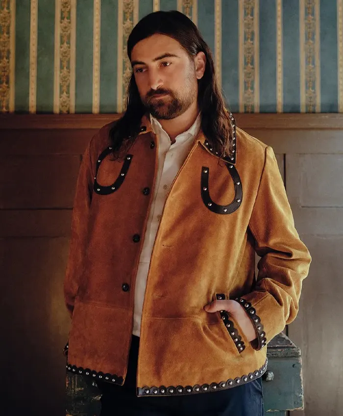 Noah Kahane Bode Suede Carson Jacket