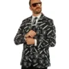 Oakland Raiders Black Silver Suit