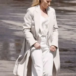 Off-White Wool Coat for Women