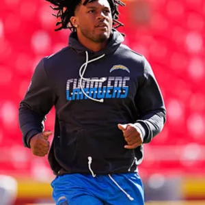 Omarion Hampton 2026 Los Angeles Chargers Sideline Hoodie