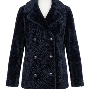POLOGEORGIS X Black Wool Peacoat