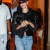 Paris 2026 Magda Butrym Hailey Bieber Fur Jacket