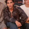 Paris Fashion Week Josh Heuston LV Leather Jacket