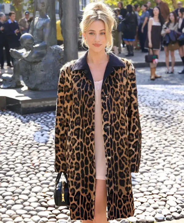 Paris Fashion Week Leopard Coat