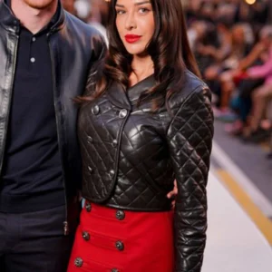 Paris Fashion Week Michèle Lacroix Quilted Leather Jacket